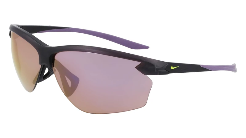 Nike VICTORY E DV2144 540 Matte Cave Purple/Violet Mir Sunglasses Woman Iniettato, Modified Rectangle, 70