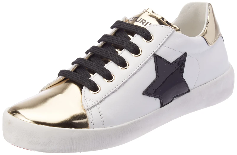 Naturino Annie Zip Trainers Girls & Girls, Gold Gold, 27 EU