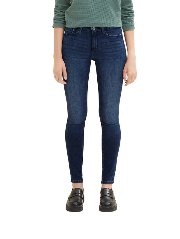 TOM TAILOR Denim Women's NELA Extra Skinny Jeans, 10120 - Used Dark Stone Blue Denim, 29W x 32L