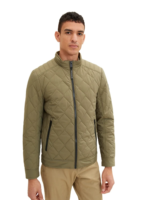 TOM TAILOR Men's Jacket 1034436, 10415 - Dusty Olive Green, XL