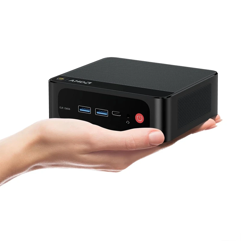 Beelink Mini PC SER5, AMD Ryzen 5 5500U(6C/12T,up to 4.0 GHz), 16GB DDR4 500GB M.2 NVMe SSD Mini Computer Windows 11 Pro, 4K Triple Display HDMI/DP/Type-C, WiFi6/BT5.2/RJ45 2.5G