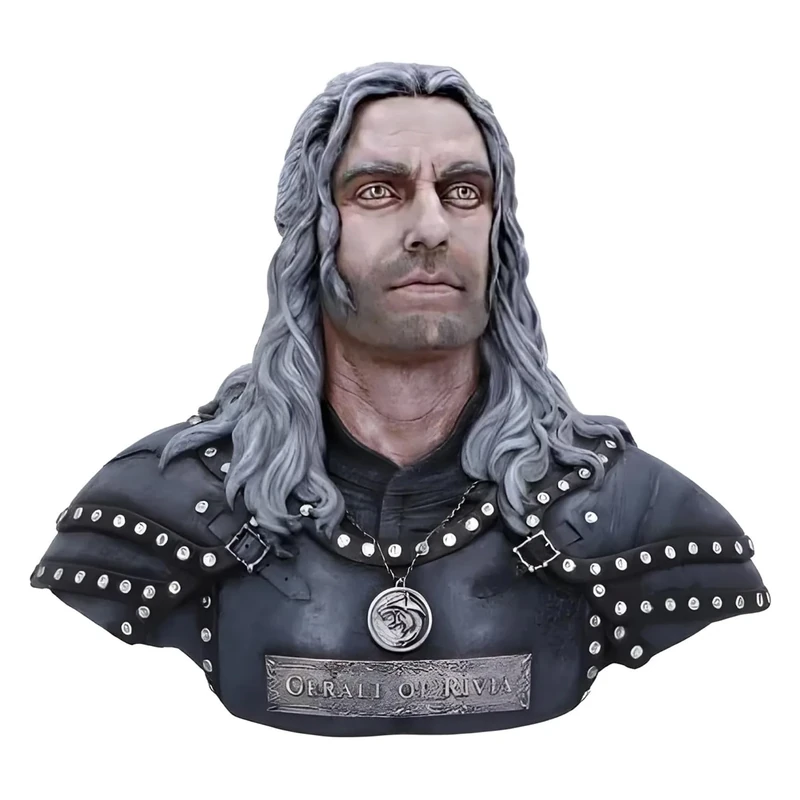 Nemesis Now Officially Licensed The Witcher Geralt of Rivia Bust 39.5cm, Grey, 39.5m - Image 1
