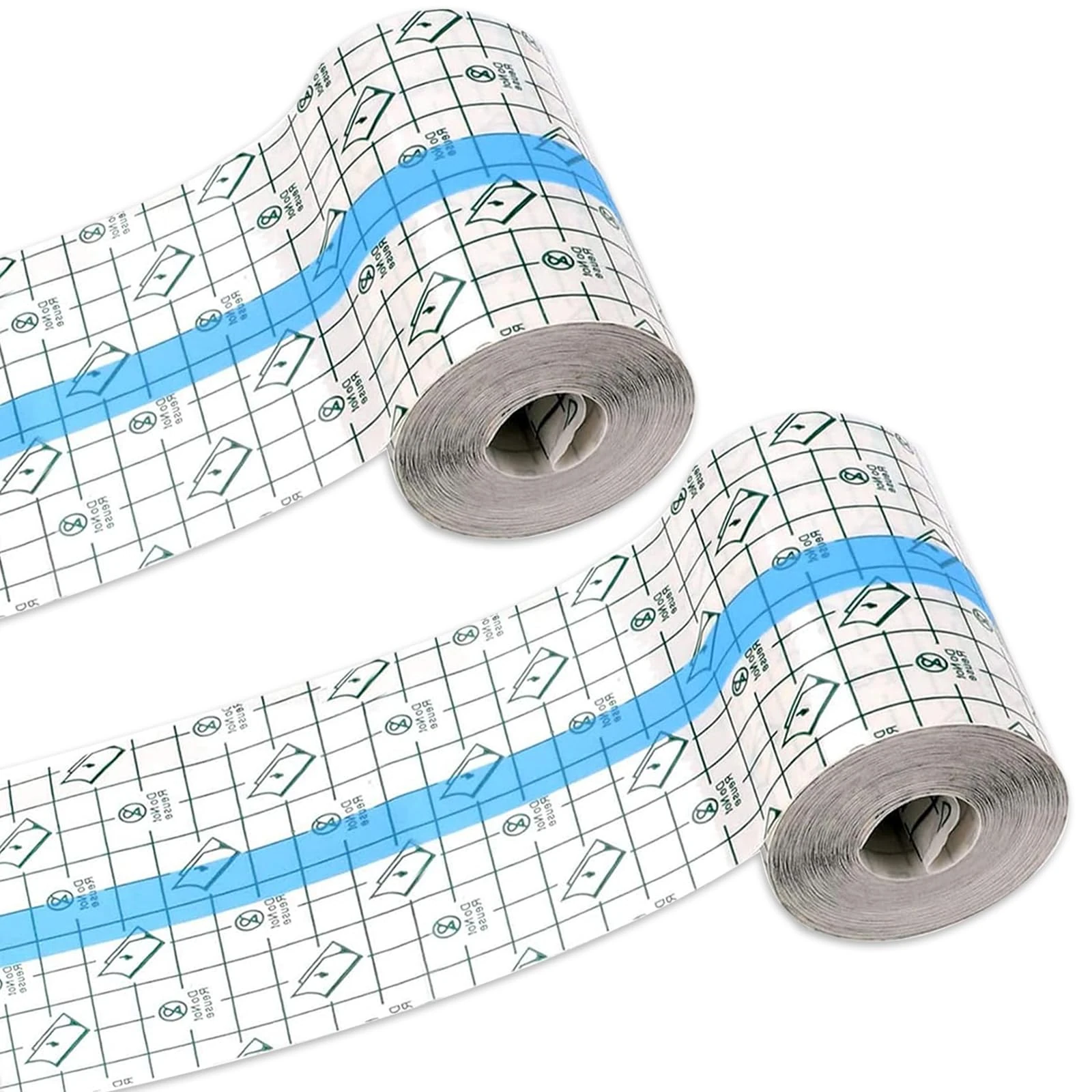 Tattoo Aftercare Waterproof Bandage，Stretch Adhesive Bandage, Transparent Waterproof Adhesive Bandages Tape,Clear Second Skin Protection for Plastic Cover,Wound Dressing,Protective Shield（15cm x 2m）