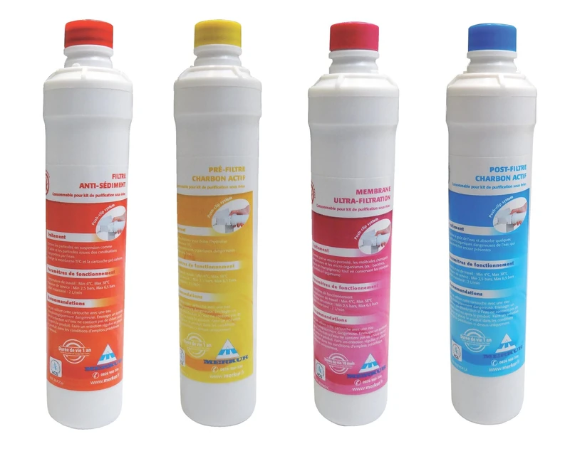 AQUAWATER 105740 Aquawater-105740-Filtration Water of The Drink-Aqua UltraPur Refills Kit-Ultra Filtration System Under Sink