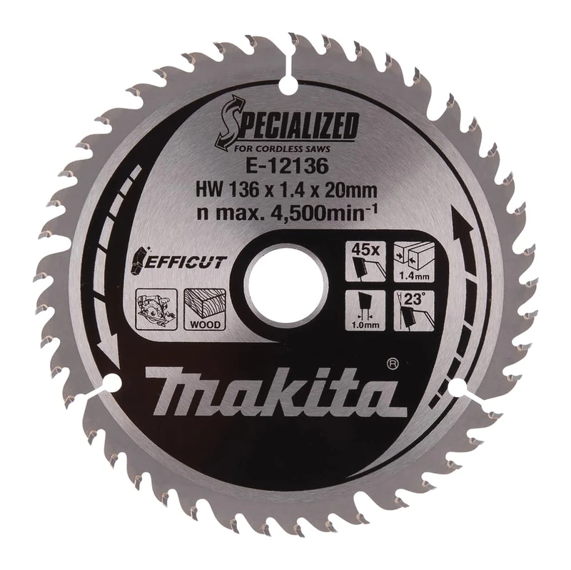 Makita E-12114 TCT Efficut Saw Blade 136 x 20 x 45T