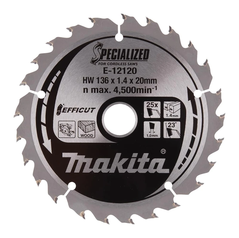 Makita E-12108 TCT Efficut Saw Blade 136 x 20 x 25T