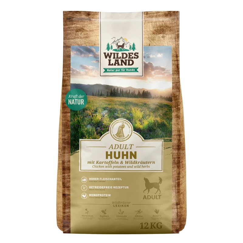 Wildes Land Chicken with Potatoes Cimida Dry for Dog 12 kg