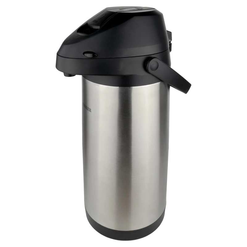 Pioneer 5.0 Litre Thermal Flask Lever Airpot, Stainless Steel