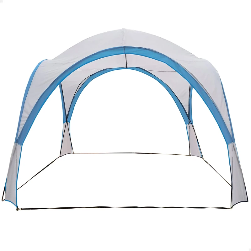 Aktive 52895 Outdoor Camping Tent for Shade, Lightweight, Easy to Set Up and Transport, Dimensions 320 x 320 x 260 cm, Open Tent, Sun Protection, Beach Shade