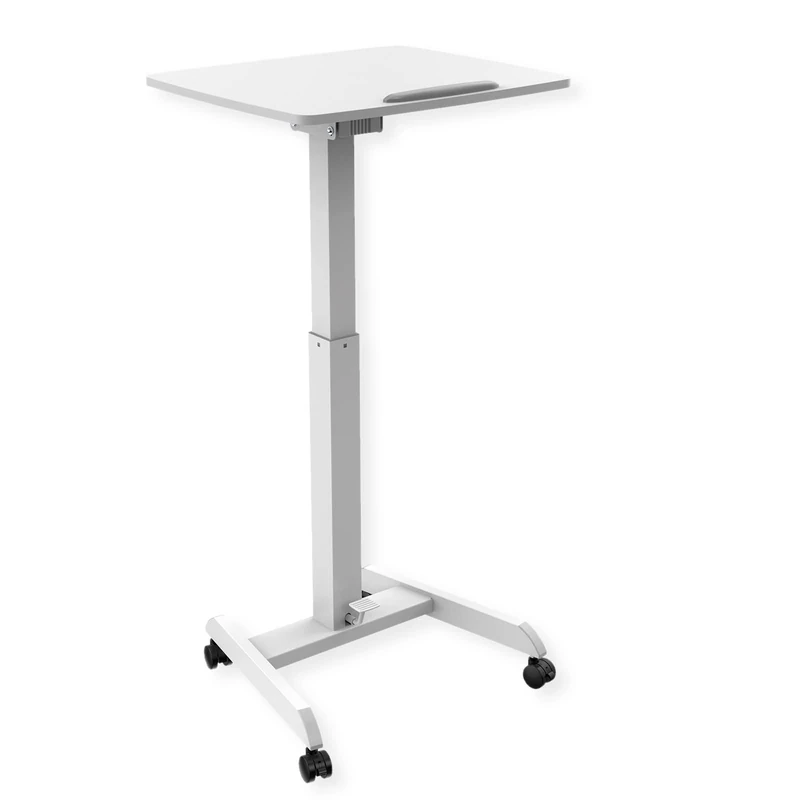 ROLINE PC Work Table Height Adjustable Tilt White