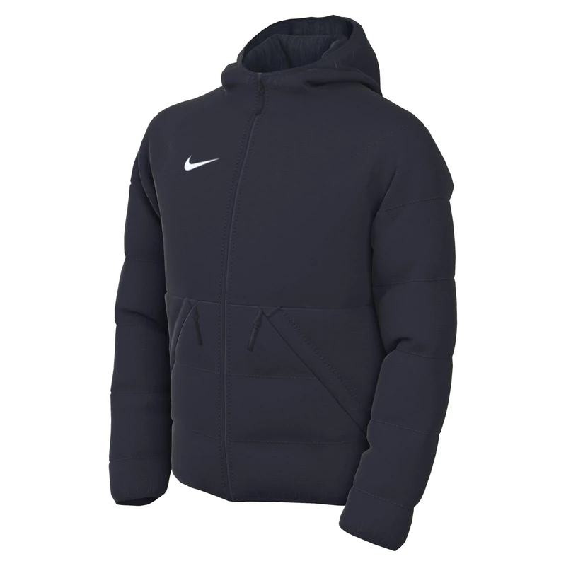 NIKE DJ6364-451 Y NK TF ACDPR FALL JACKET Jacket Unisex OBSIDIAN/OBSIDIAN/OBSIDIAN/WHITE Size XS