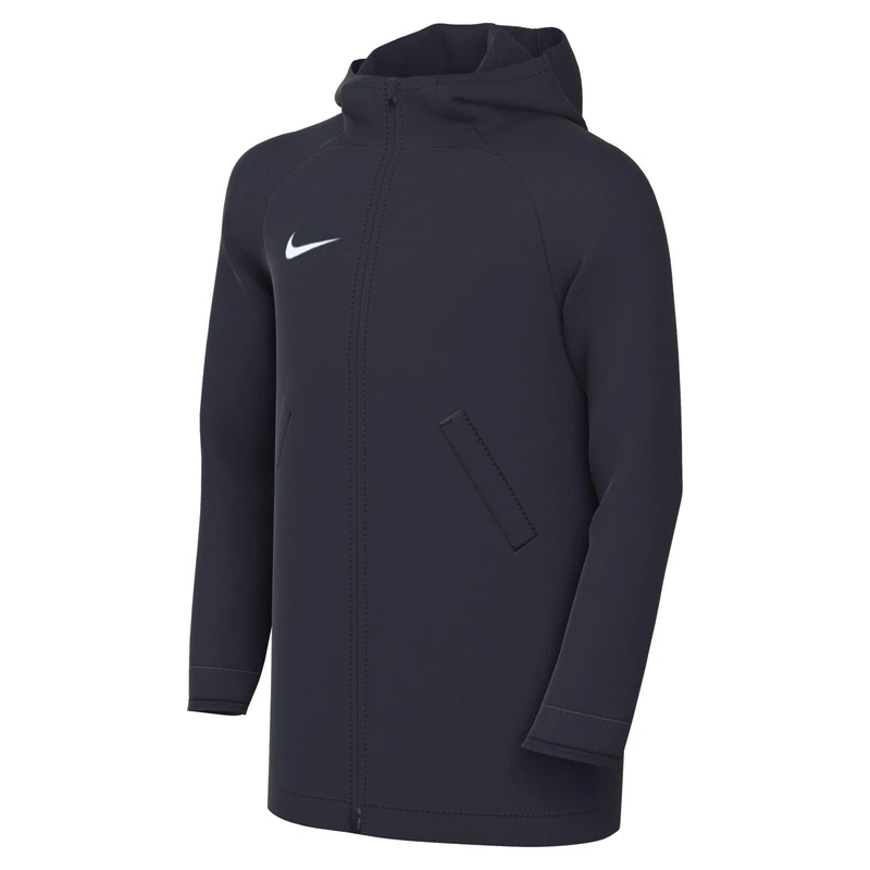 NIKE DJ6324-451 Y NK SF ACDPR HD RAIN JKT Jacket Unisex OBSIDIAN/WHITE Size S