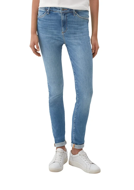 s.Oliver Women's Anny Super Skinny Jeans, Blue Denim, 34W x 34L