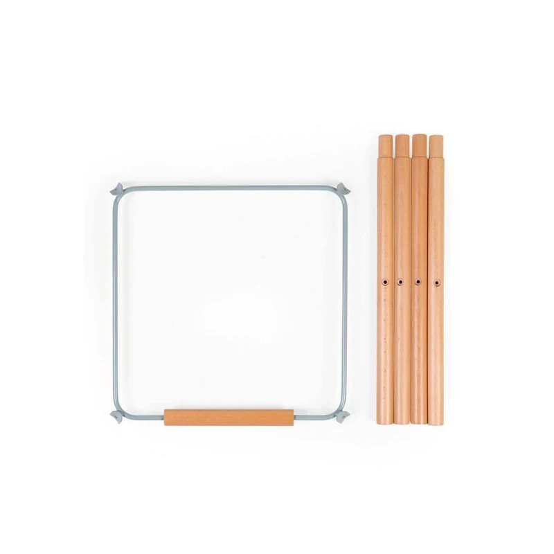 CHILDHOME, Extra Long Leg Set for Evolu 2 Baby High Chair, adapts to a 90cm high Kitchen Island or bar, Footrest, Beechwood, Easy to Assemble, Colour Mint