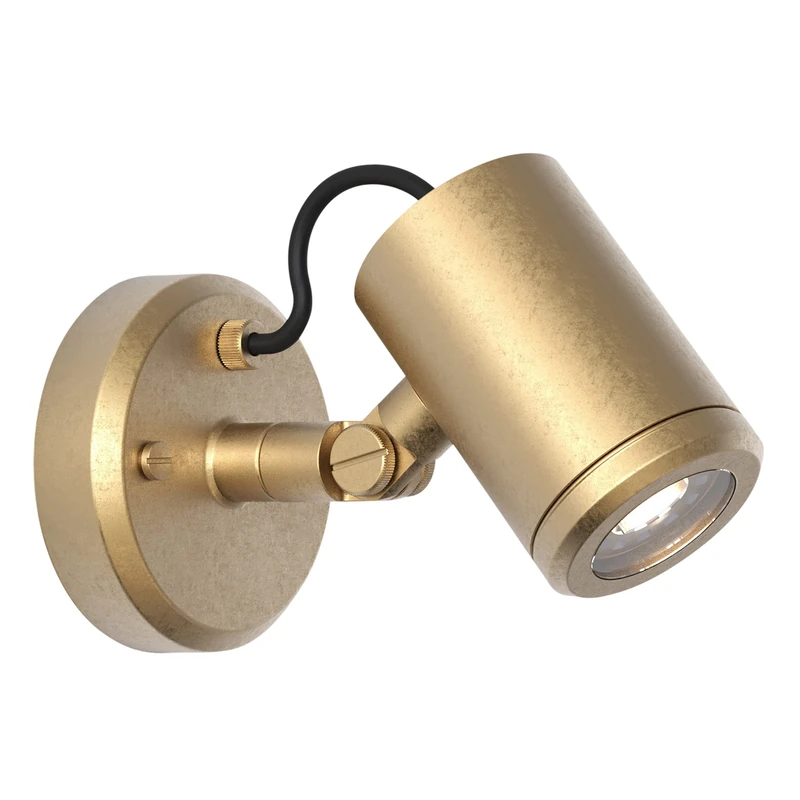 Astro Jura Single Spot Outdoor Spotlight - IP65 Rated - (Solid Brass), GU10 LED Lamp, Designed in Britain - 1375013-3 Years Guarantee