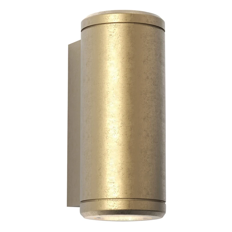 Astro Jura Twin Outdoor Wall Light - IP44 Rated - (Solid Brass), GU10 Lamp, Designed in Britain - 1375010 - 3 Years Guarantee
