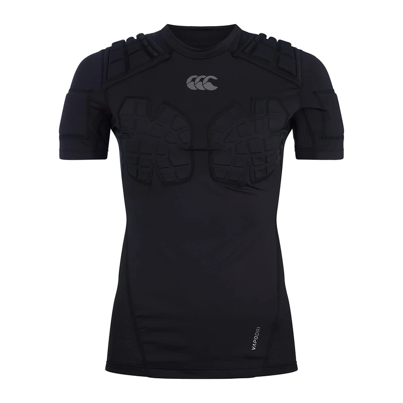 Canterbury Women's Pro Protection Rugby Vest | Protect Chest & Shoulders | Breathable | Lightweight and Flexible Protective Vest, Black, 12