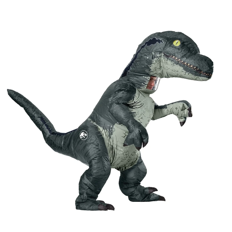 Rubies Official Jurassic World Fallen Kingdom, Velociraptor Inflatable Dinosaur Costume, Adults One Size Halloween, World Book Day