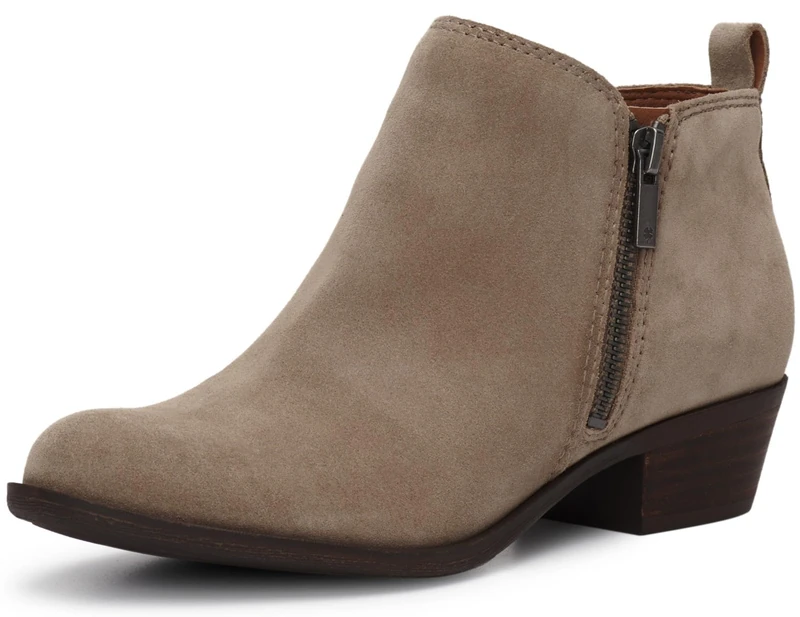 Lucky Brand Women's Basel Ankle Bootie - Stonerock - Size 6 UK