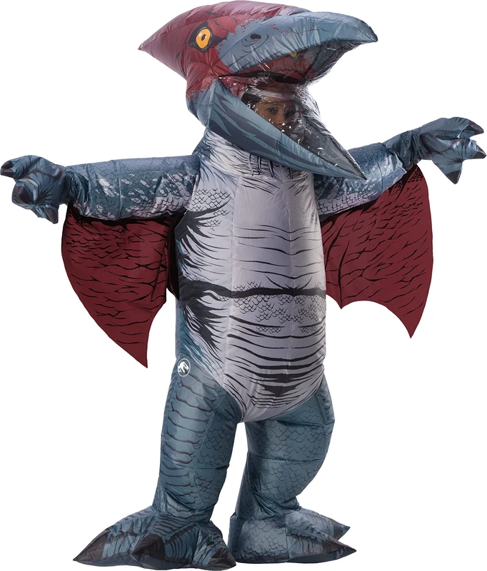 Rubies Official Jurassic World Pteranodon Adult Inflatable Dinosaur Costume, One Size Halloween, World Book Day