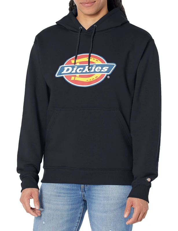 Dickies Men's Tricolor DWR Pullover Fleece, Dark Navy, XXL Tall
