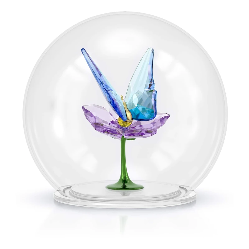 Swarovski Idyllia Glass Ball Butterfly And Flower