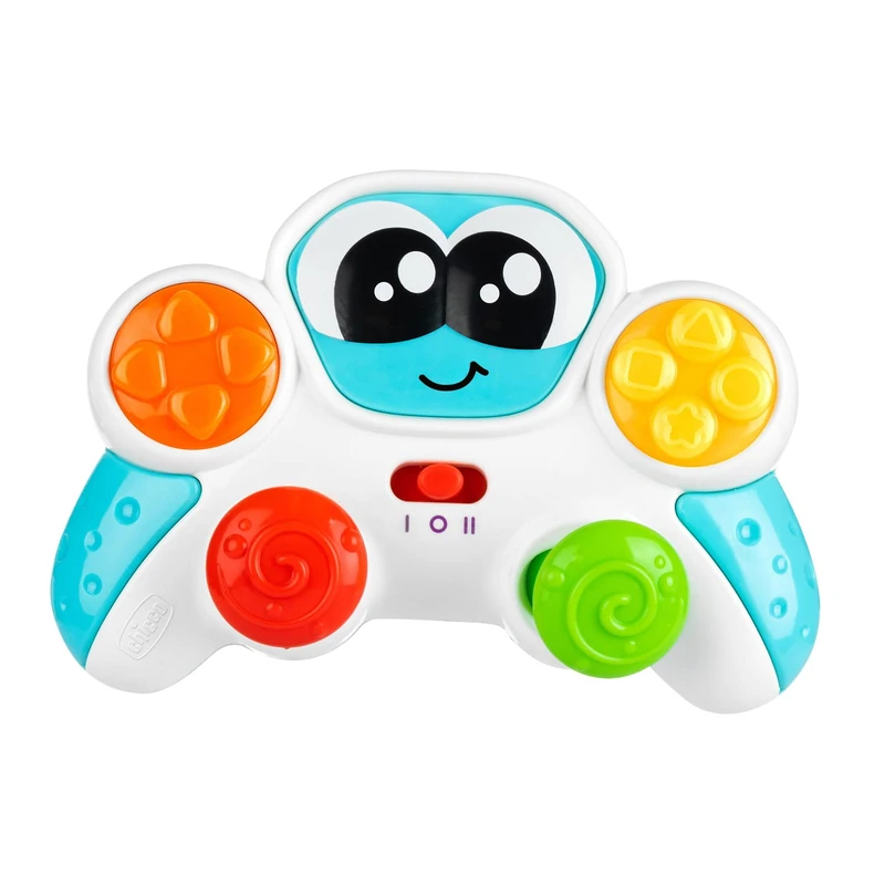 Chicco Baby Controller, Talking and Interactive Toy, Educational Electronic Controller, Bilingual Italian/English, with Lights and More Than 20 Sounds, Play with Lights and Sound, Games 6 Months 3