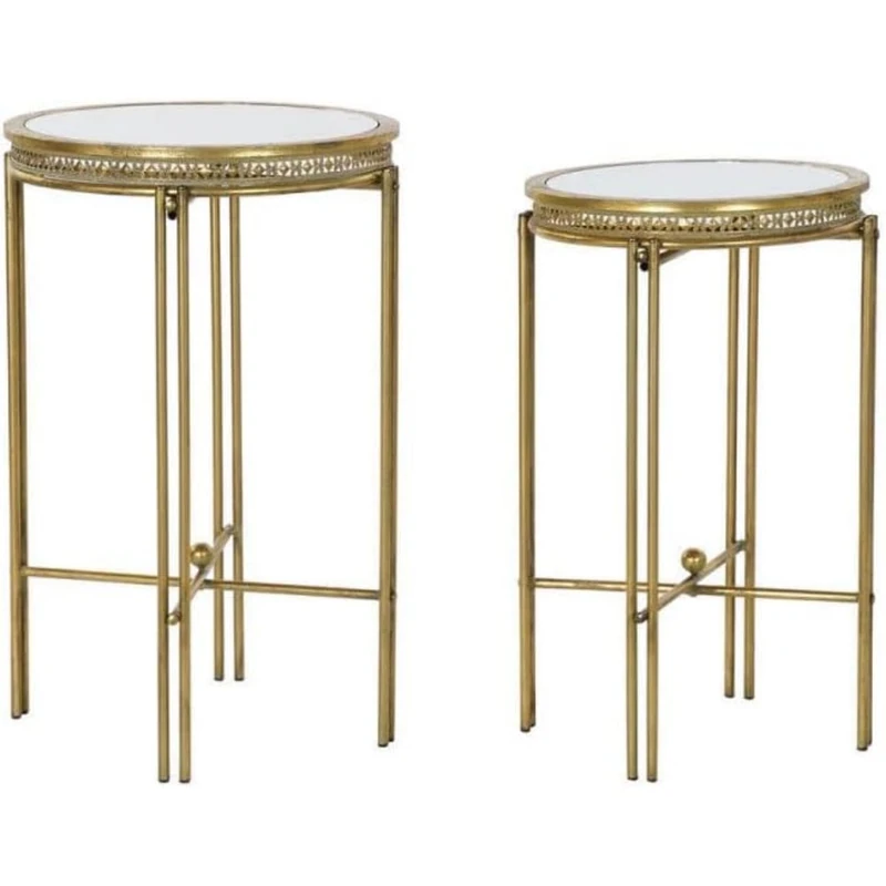 DKD Home Decor Side Table, 39 x 39 x 60 cm