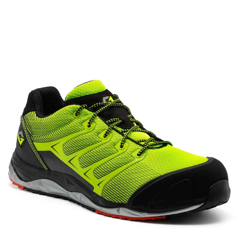 GARSPORT Men's INDIANAPOLIS LOW 1 S1P Safety shoe, FLUO YELLOW, 10.5 UK