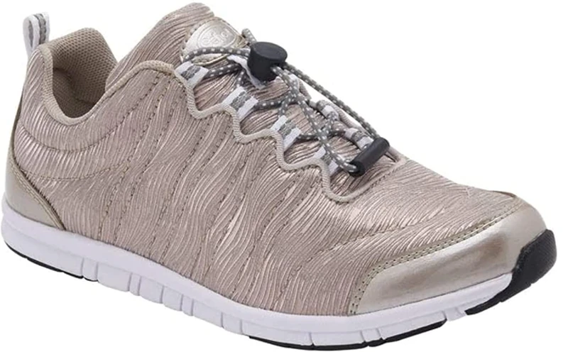 Scholl Women's Wind Step Sandal, Platinum,6.5 UK