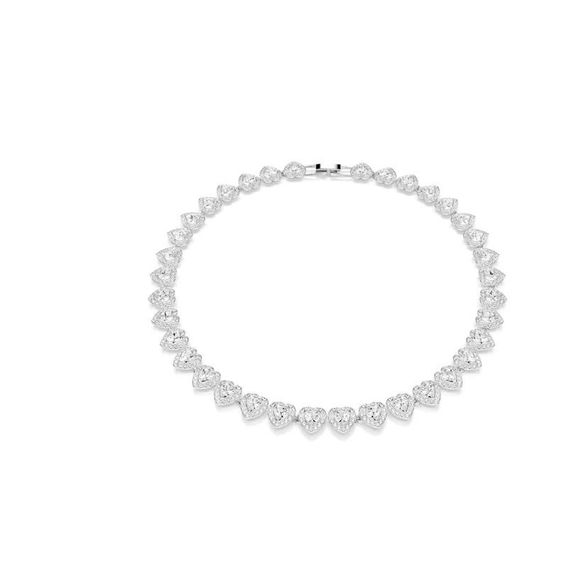 Swarovski x Ariana Grande Tennis Necklace - Heart Crystal Design