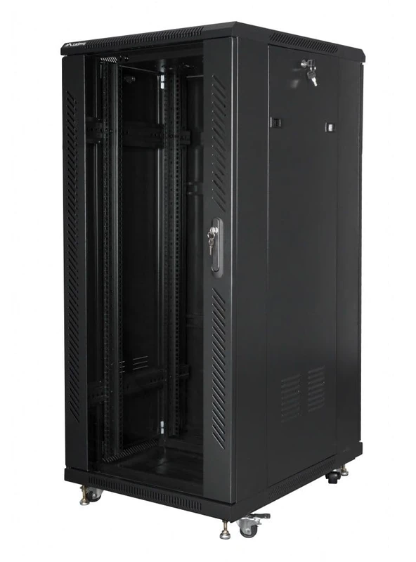 LANBERG Free Standing 19 Rack Cabinet 27U 600x800 Black (FF01-6827-12BL)
