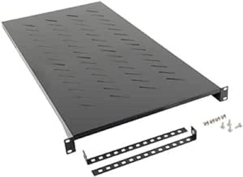 LANBERG Fixed Tray 1U 483X900MM up to 25kg Rack 19" Black