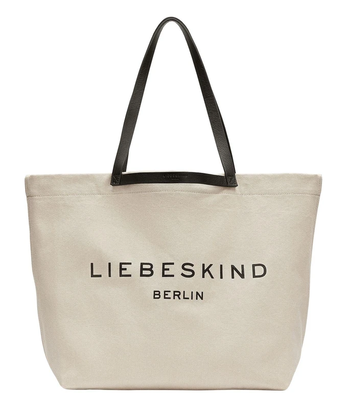 Liebeskind Aurora20 Women's Canvas Shopper L, Moon, Large - Image 1