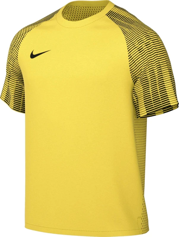 NIKE DH8031-719 M NK DF Academy JSY SS T-Shirt Men's Tour Yellow/Black/Black Size L