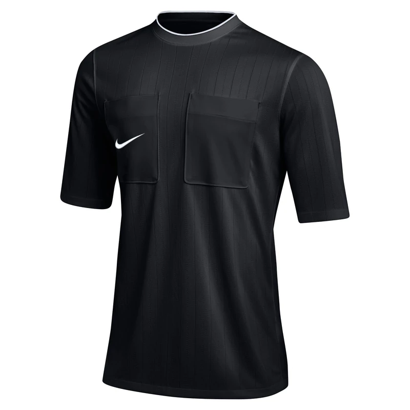 NIKE DH8024-010 M NK DF REF II JSY SS 22 T-shirt Men's BLACK/WHITE Size L
