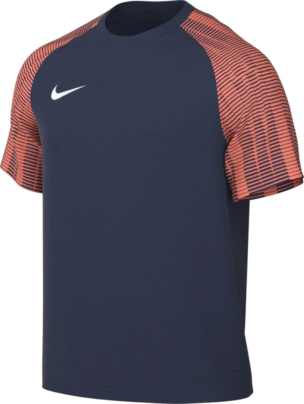 NIKE DH8031-411 M NK DF Academy JSY SS T-Shirt Men's Midnight Navy/Hyper Crimson/White Size L