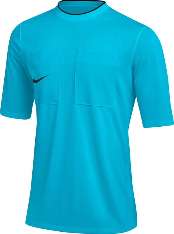 NIKE DH8024-447 M NK DF REF II JSY SS 22 T-Shirt Men's Chlorine Blue/Black Size XL