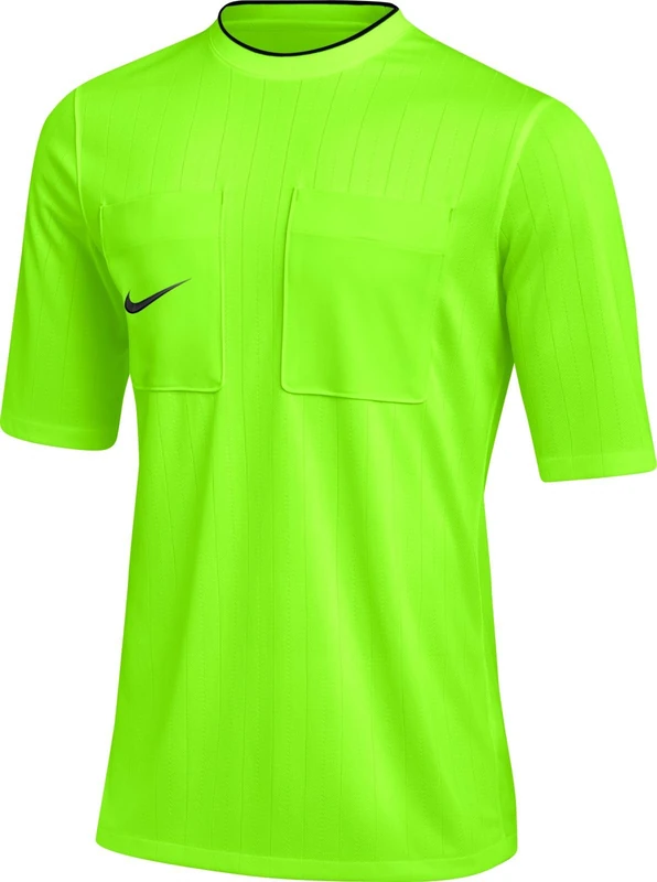 NIKE DH8024-702 M NK DF REF II JSY SS 22 T-Shirt Men's Volt/Black Size L