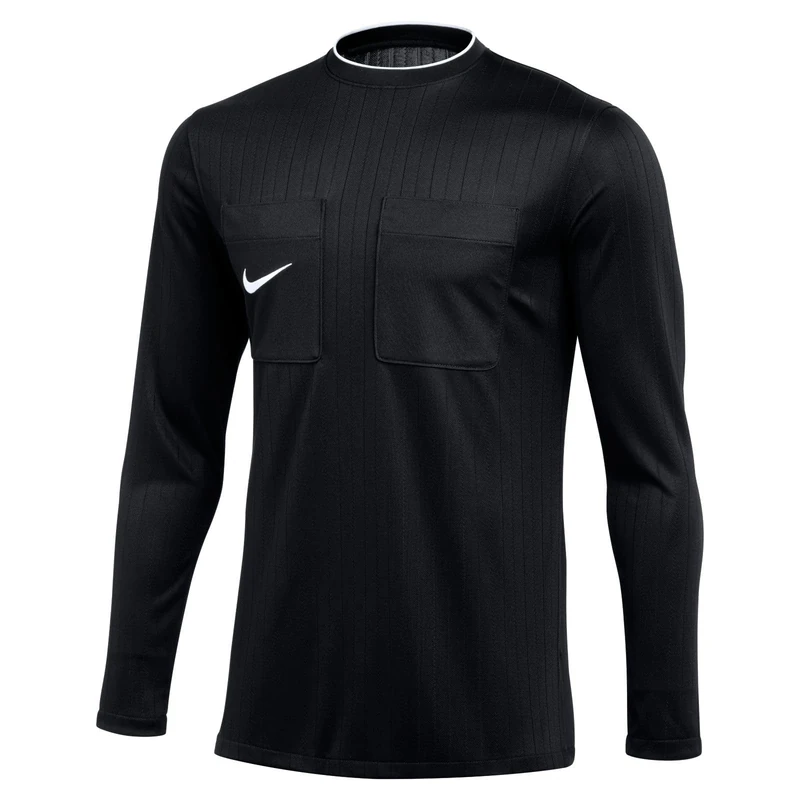 NIKE DH8027-010 M NK DF REF II JSY LS T-Shirt Men's Black/White Size 2XL