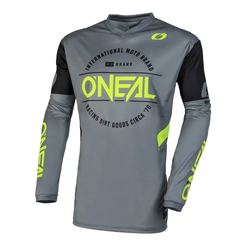 O'NEAL Men's Element Brand Jersey Gray/Black