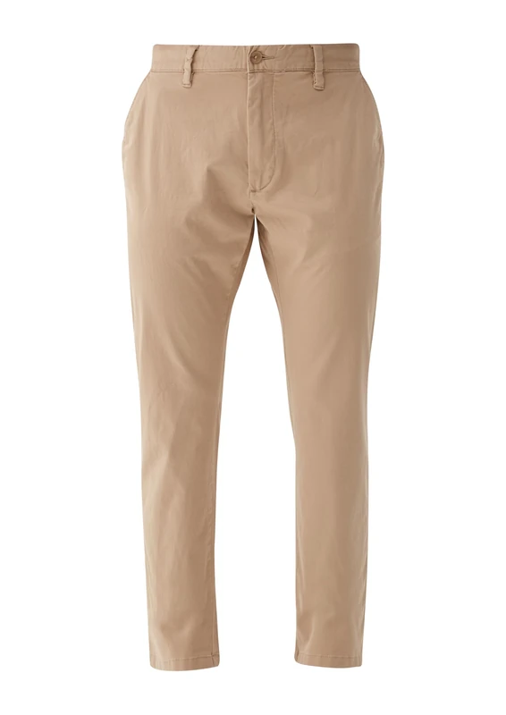 s.Oliver Men's 10.3.11.18.180.2122353 Slim Fit Chino Trousers, Beige #674C47, 29W / 30L