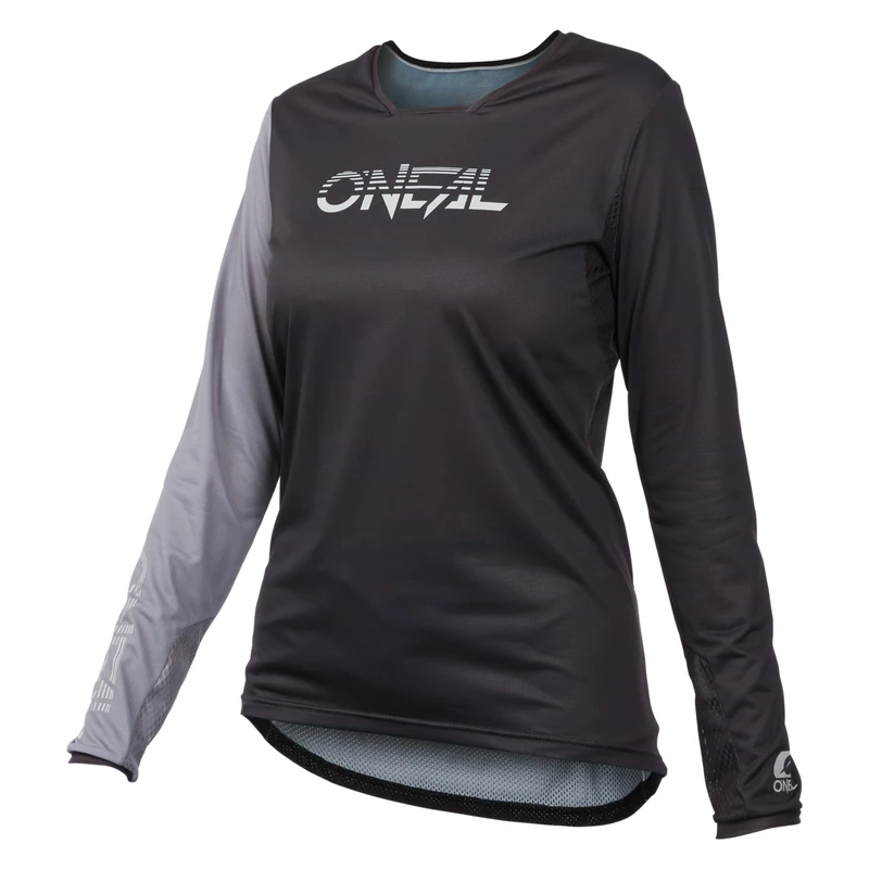 O'NEAL Element Fr Women's MTB Jersey T-Shirt, Black/Grey, L