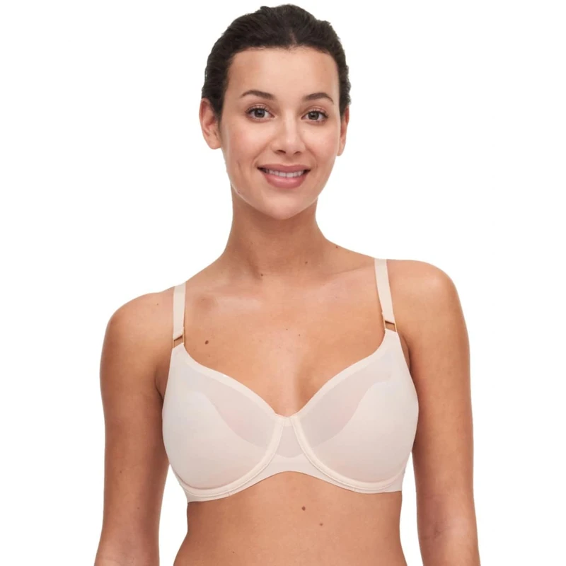 Chantelle Women's Pure Light Underwire Bra, Nude Blush, 38DD