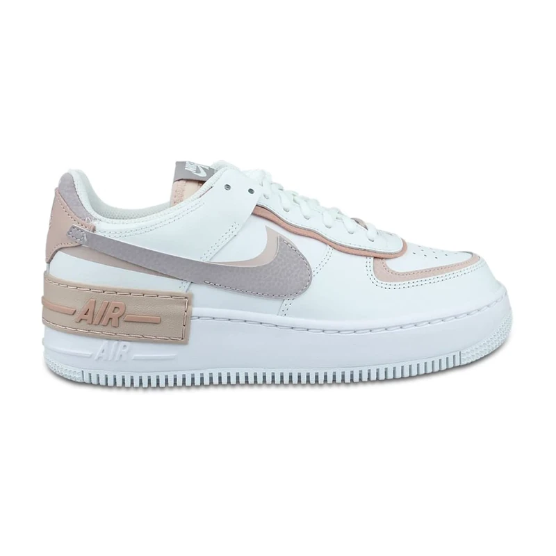 NIKE CI0919-113 Air Force 1 Shadow Women White/Amethyst ASH-Pink Oxford UK 5.5