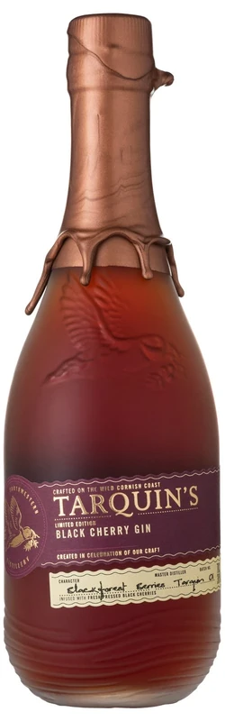 Tarquin’s Black Cherry Gin | Forest Fruits, Rich Cherries & Zesty Orange Notes | Crafted on the Wild Cornish Coast | Infused with Real Fruit | Perfect for sipping or in a G&T | 38% vol | 70cl