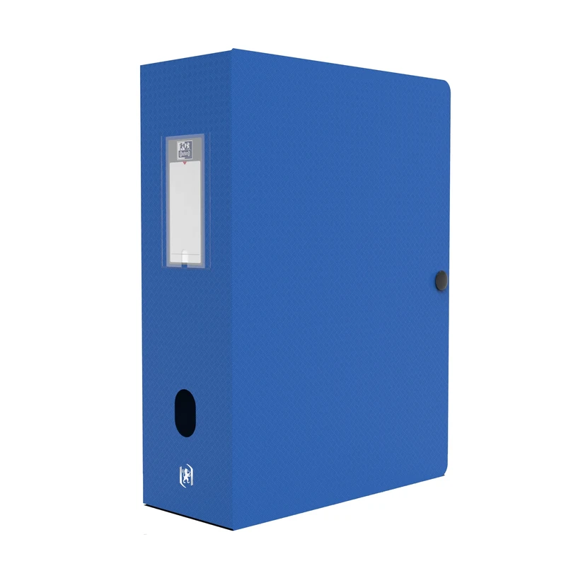 Oxford Memphis Archive Box 24 x 32 cm Spine 100 mm with Press Button Polypropylene Cover Assorted Colours