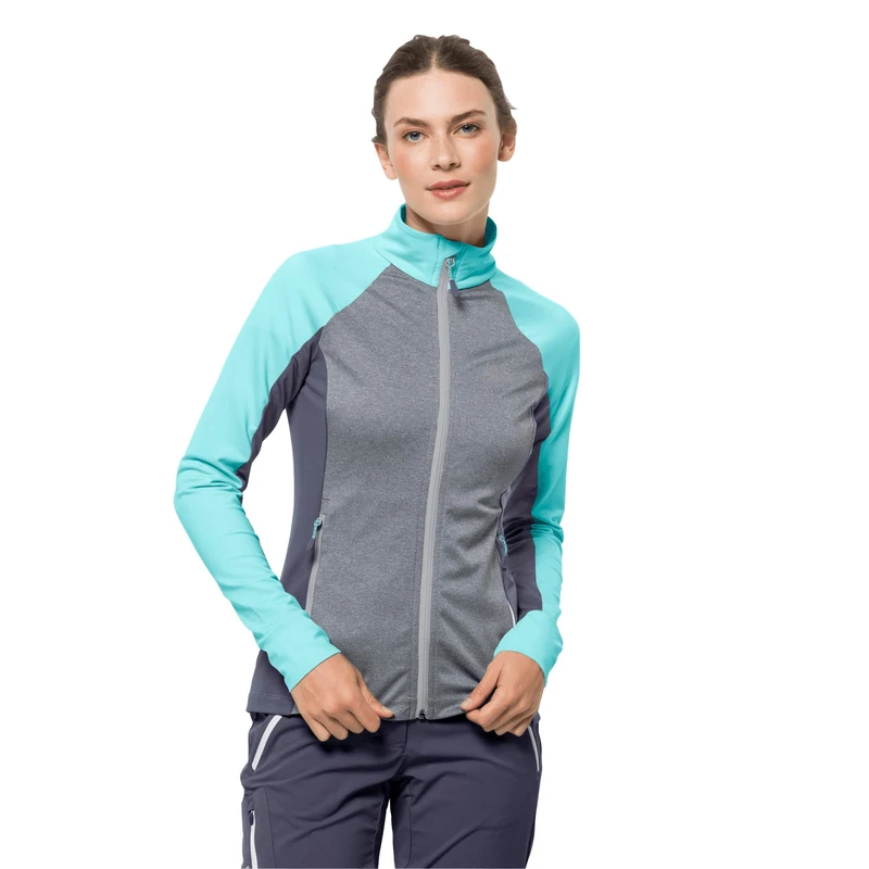 Jack Wolfskin Women's Milford Sky Fleece W Outerwear, Peppermint, M