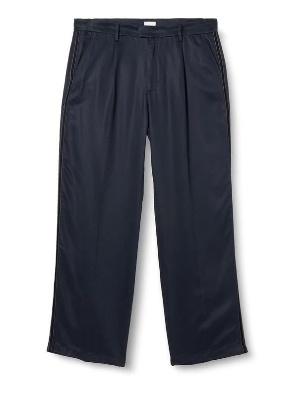 Mustang Women's Tencel Wide Leg Jeans, Night Sky 4129, 29W x 30L
