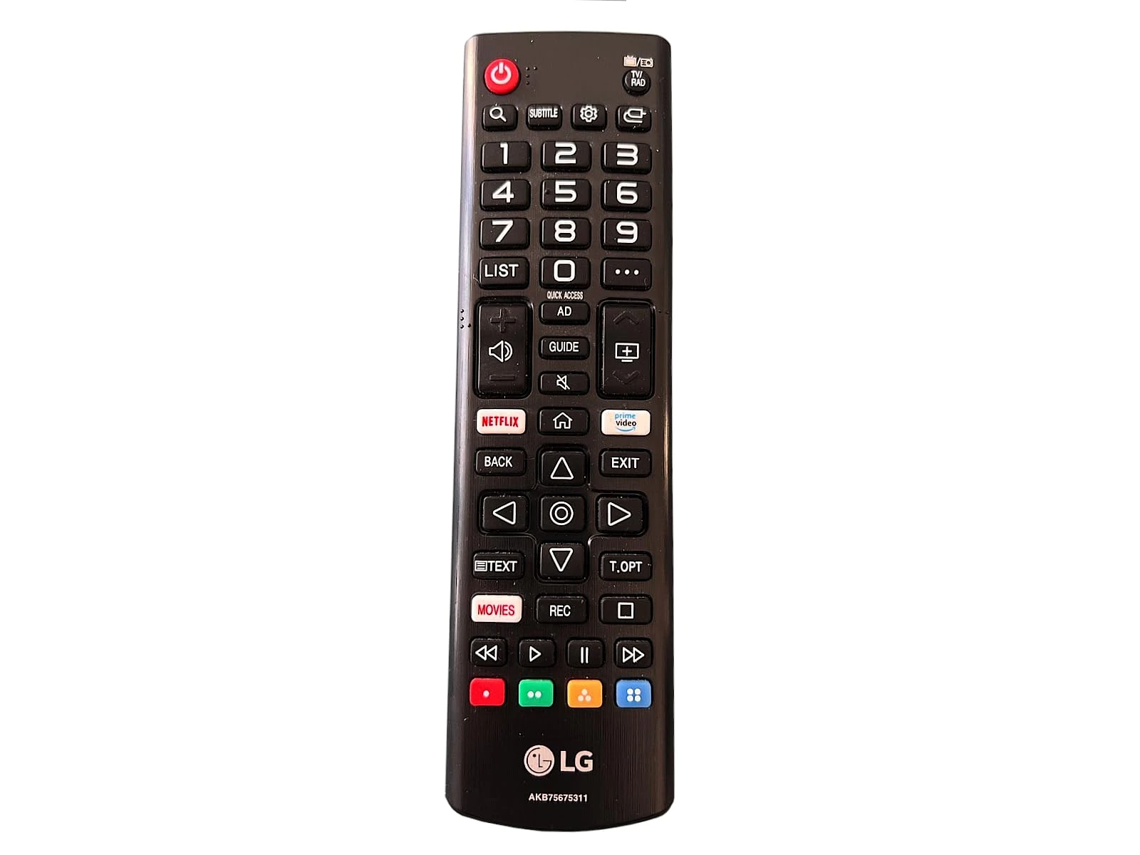 LG Remote Control AKB75675311 for SUB: AKB75095303, AKB75095308, AKB75375608, AKB75675301, 24TL510, 28MT49, 28TK420, 28TL510